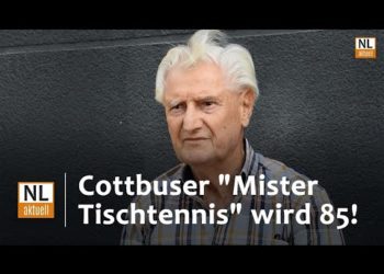 Cottbuser „Mister Tischtennis“ Klaus Lehmann feiert 85. Geburtstag