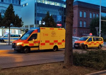 Mitarbeiter von Dieben angegriffen. Einsatz im Galeria Kaufhof Cottbus