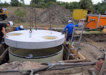 Abwasserpumpwerk in Byhleguhre wird saniert; Foto: LWG