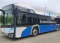 Wasserstoffbus in Cottbus im Testbetrieb; Foto: Cottbusverkehr