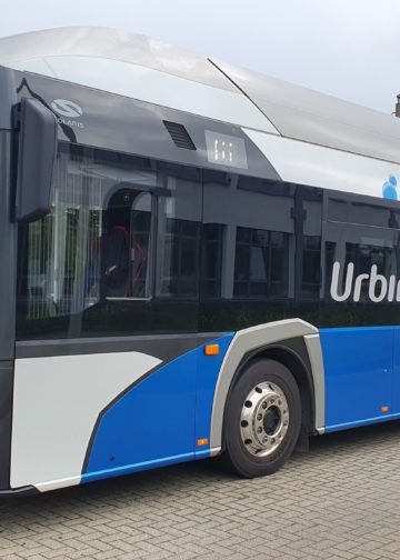 Wasserstoffbus in Cottbus im Testbetrieb; Foto: Cottbusverkehr