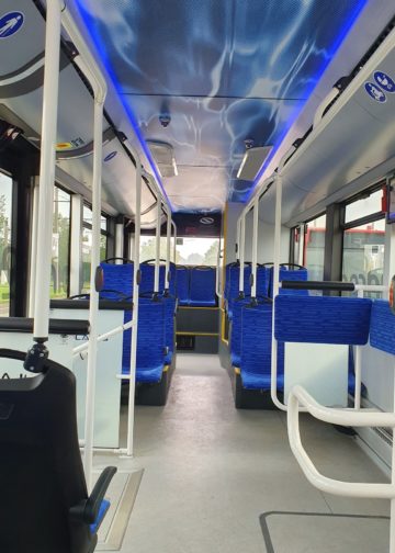Wasserstoffbus in Cottbus im Testbetrieb; Foto: Cottbusverkehr