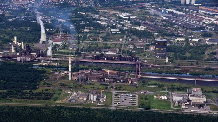 Luftaufnahme ArcelorMittal Eisenhüttenstadt 2017; Wikipedia CC 4.0 Lizenz