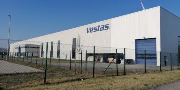 Das ehemalige VESTAS-Werksgelände in Lauchhammer