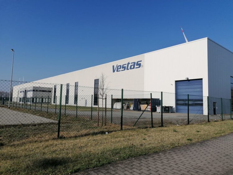 Das ehemalige VESTAS-Werksgelände in Lauchhammer