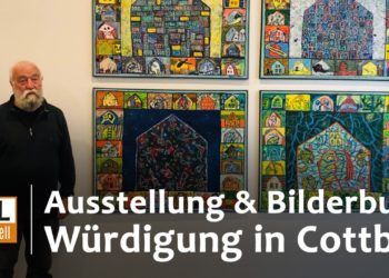 Bilderbuch & Doppelausstellung in Cottbus: Ehrung für Dieter Zimmermann