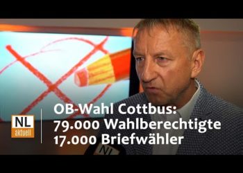 OB-Wahl Cottbus: 79.000 Wahlberechtige und 17.000 Briefwahlanträge