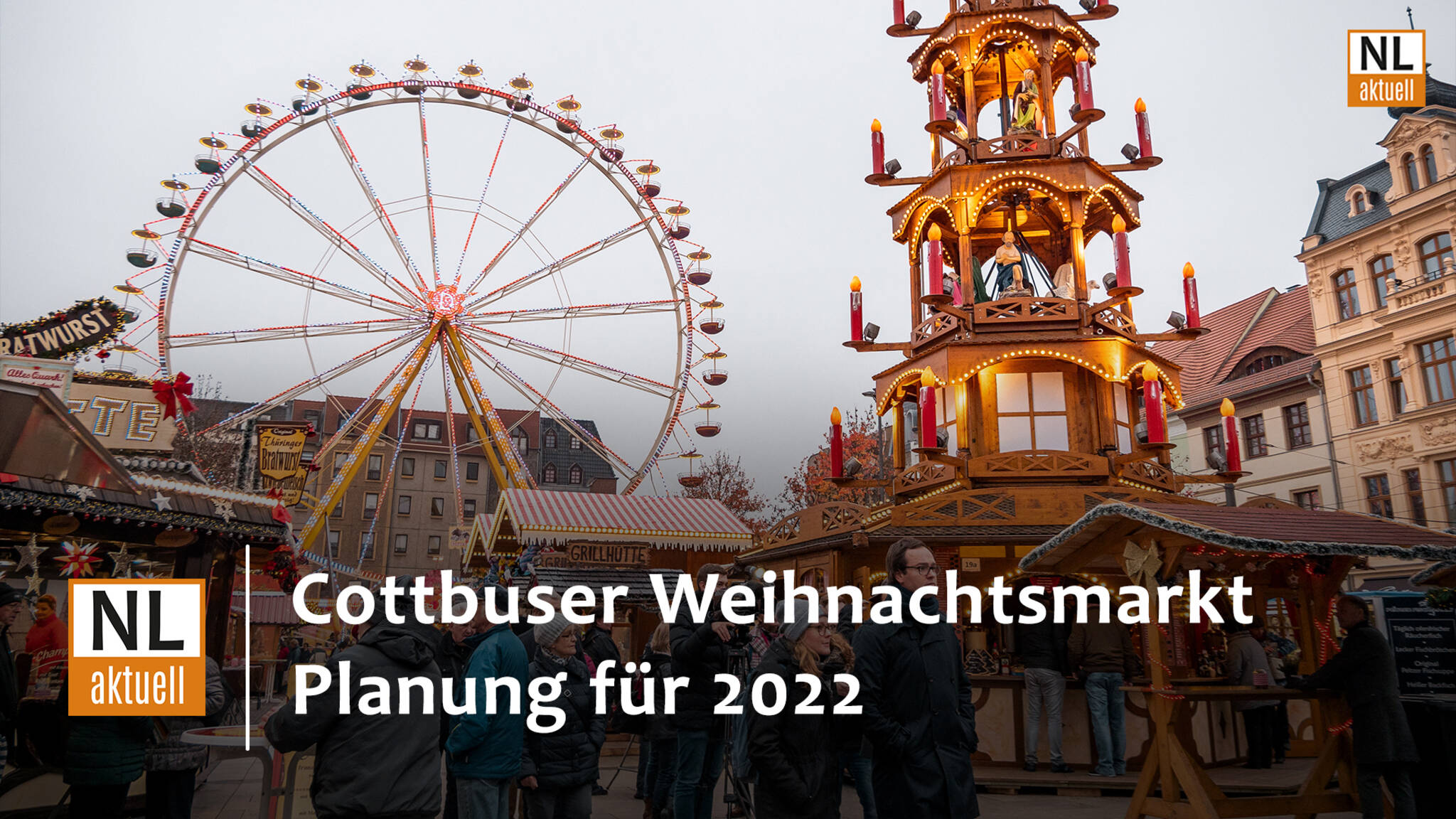 Weihnachtsmarkt 2022 in Cottbus mit Energiesparmaßnahmen geplant