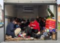 Blick in den LKW während der Kontrolle  Quelle: Bundespolizei