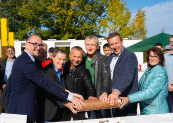 Grundstein für neue Rettungswache in Schlieben gelegt