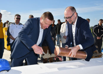 Grundstein für neue Rettungswache in Burxdorf gelegt