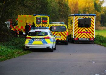 Zwei Schwerverletzte nach Motorradunfall bei Dissen im Krankenhaus