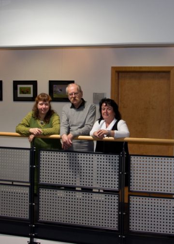 Margit Jahn, Helmut Fleischhauer, Simone Noack (v.l.) 2013