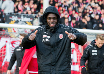 Cottbus, Deutschland 19. November 2022:
Landespokal Brandenburg - 2022/2023 - FC Energie Cottbus vs. Babelsberg 03  Malcolm Badu (Energie Cottbus)