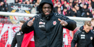 Cottbus, Deutschland 19. November 2022:
Landespokal Brandenburg - 2022/2023 - FC Energie Cottbus vs. Babelsberg 03  Malcolm Badu (Energie Cottbus)