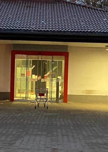 Geldautomat in Grß Köris gesprengt; Foto: Blaulicht LDS und Umgebung
