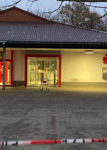 Geldautomat in Grß Köris gesprengt; Foto: Blaulicht LDS und Umgebung