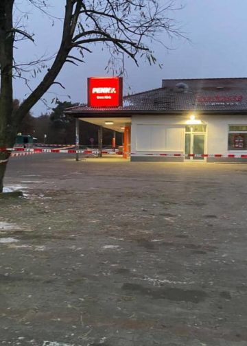 Geldautomat in Grß Köris gesprengt; Foto: Blaulicht LDS und Umgebung