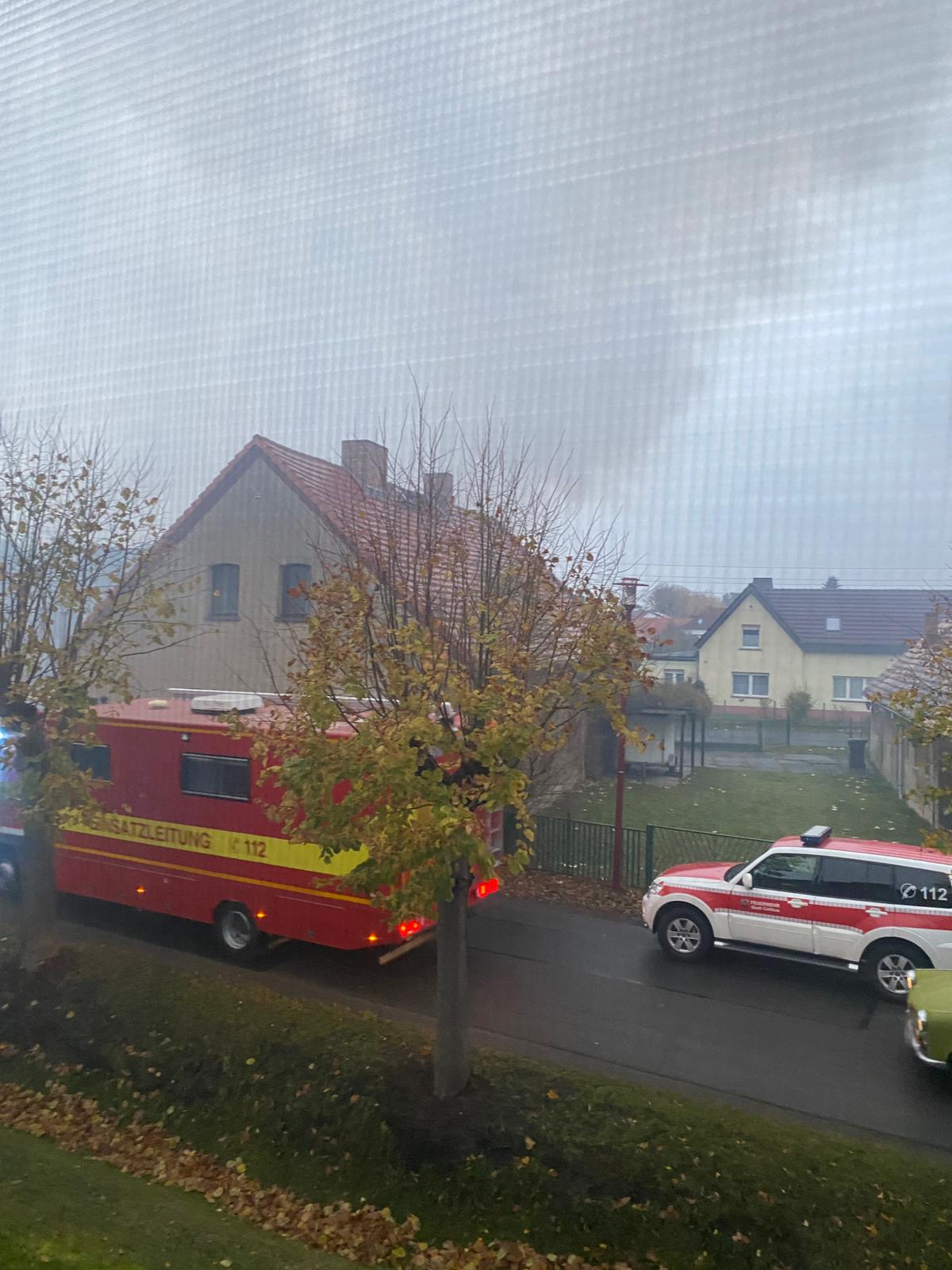 Gebäudebrand in Cottbus Branitz