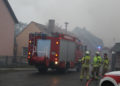 Gebäudebrand in Cottbus-Branitz; Foto: Blaulichtreport Lausitz