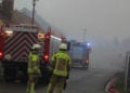 Gebäudebrand in Cottbus-Branitz; Foto: Blaulichtreport Lausitz