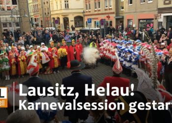 Lausitz Helau! Karnevalsession mit Rathaussturm in Cottbus gestartet