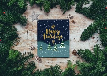 Weihnachtskarten für Geschäftspartner und Kunden gestalten