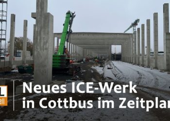 Neues ICE-Werk in Cottbus im Zeitplan