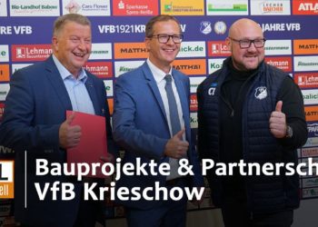 Vertrag verlängert: Sparkasse und VfB Krieschow bleiben Partner