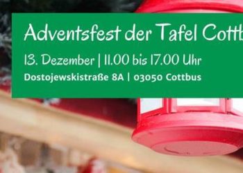 Livemusik von KNAPPE & mehr! Adventsfest der Tafel Cottbus steht bevor