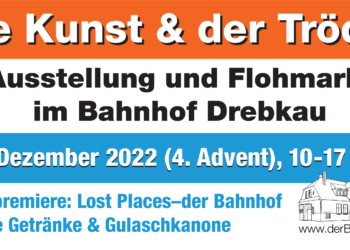 Ausstellung, Flohmarkt und Filmpremiere im Bahnhof Drebkau