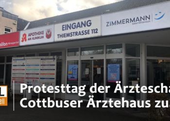 Protesttag der Ärzteschaft: Cottbuser Ärztehaus heute geschlossen