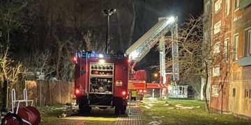 Brand in Cottbus-Schmellwitz; Foto: Stadt Cottbus