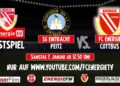SG Eintracht Peitz gegen Energie Cottbus live!