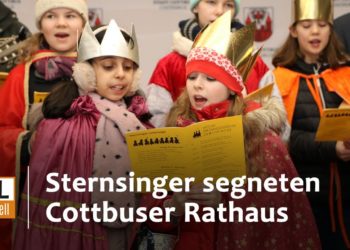 Hilfe für Kinder in Not. Sternsinger besuchten das Cottbuser Rathaus