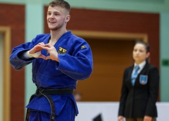 Luc Meyer vom KSC Asahi Spremberg bei den European Open in Warschau; Foto: EJU