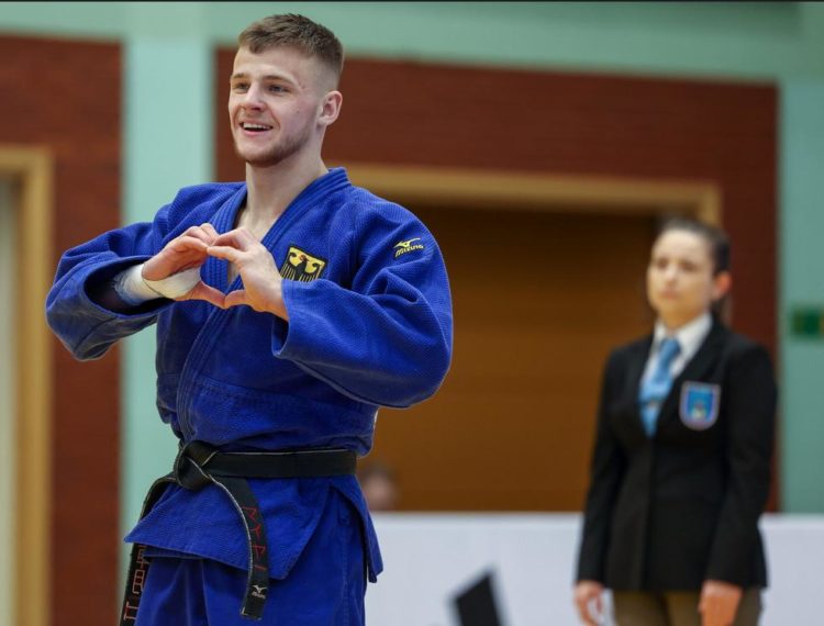 Luc Meyer vom KSC Asahi Spremberg bei den European Open in Warschau; Foto: EJU