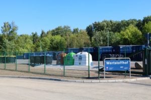 Schadstoffmobil und Sperrung in Frankfurt (Oder)