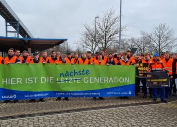 Habeck lobte LEAG für Transformation. Azubi-Aktion begrüßte Minister