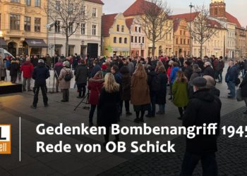 Cottbus erinnert an Bombenangriff 1945