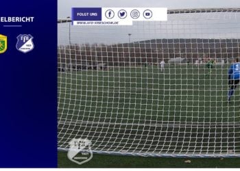 Zu neunt! VfB Krieschow siegt knapp bei Einheit Rudolstadt