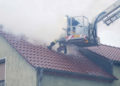 Gebäudebrand in Großkoschen mit zwei Verletzten; Blaulichtreport Lausitz