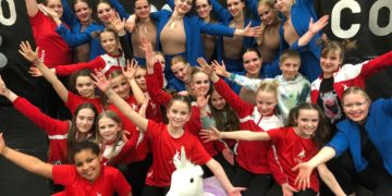Jazzy Flames und Steps nach ihrem Auftritt in Wolfenbüttel
