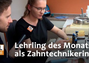 Lehrling des Monats begeistert als Zahntechnikerin in Schwarzheide