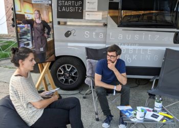 StartupMobil macht Halt in Guben
