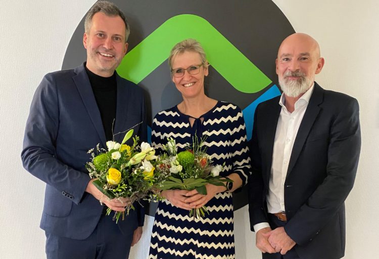 Tobias Schick, Dr. Antje Herwig (stellvertretende Aufsichtsratsvorsitzende), Dr. Götz Brodermann (CTK-Geschäftsführer)