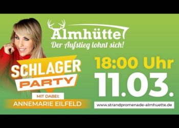 Annemarie Eilfeld live! Almhütte Cottbus feiert erste Schlagerparty