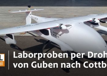 Laborproben per Drohne von Guben nach Cottbus? Testphase startet