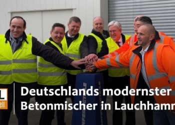 Millioneninvestition in Lauchhammer für hochmodernen Betonmischer