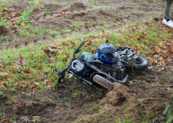 Motorradunfall auf der L50 bei Kahren; Blaulichtreport Lausitz